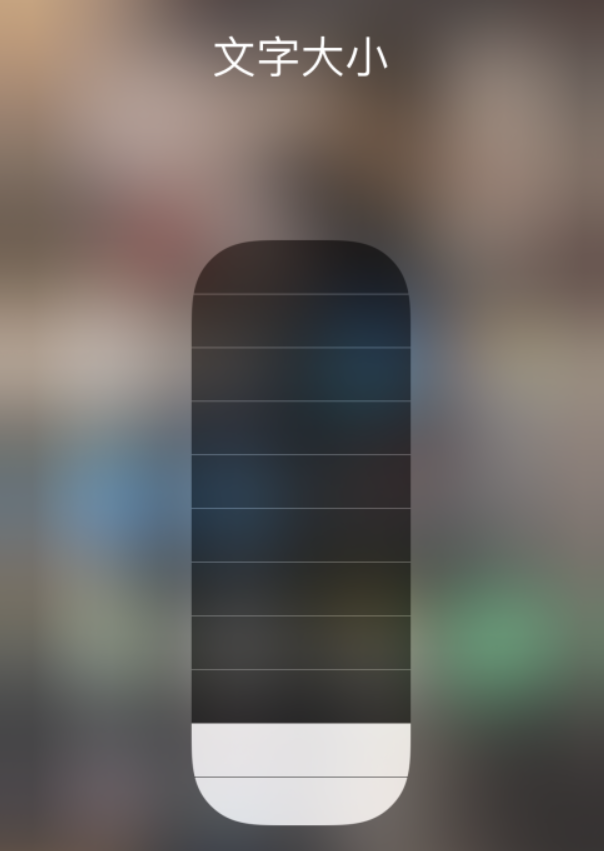 蓝田苹果手机维修分享小技巧：在 iPhone 控制中心快速调节字体大小 